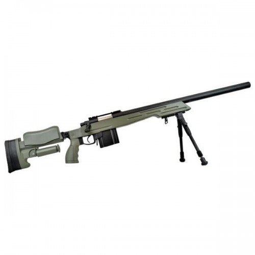 FUCILE SNIPER BOLT ACTION CON BIPIEDE VERDE WELL